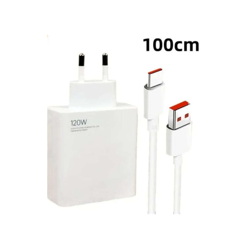 120W wall charger with 6A USB type-C charging cable
