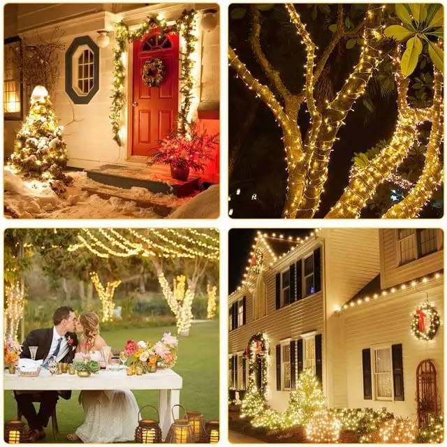 String lights christmas lights 10m