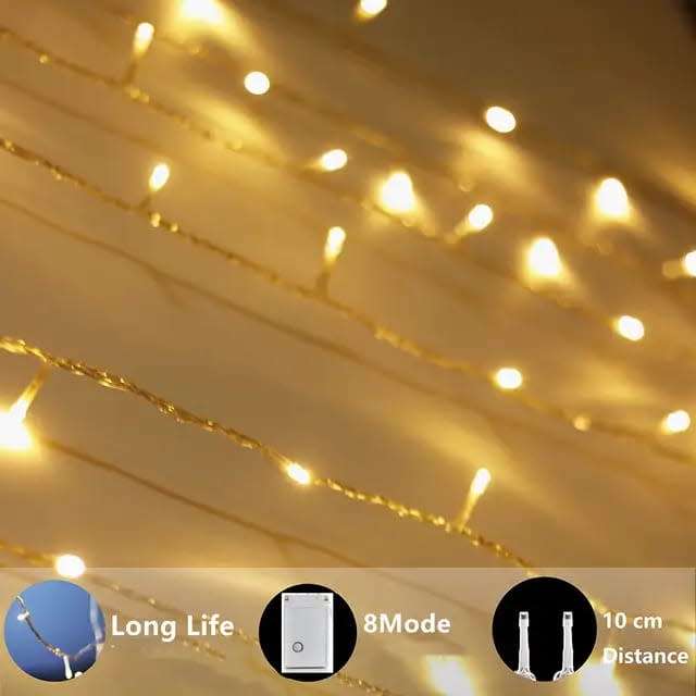 String lights christmas lights 10m