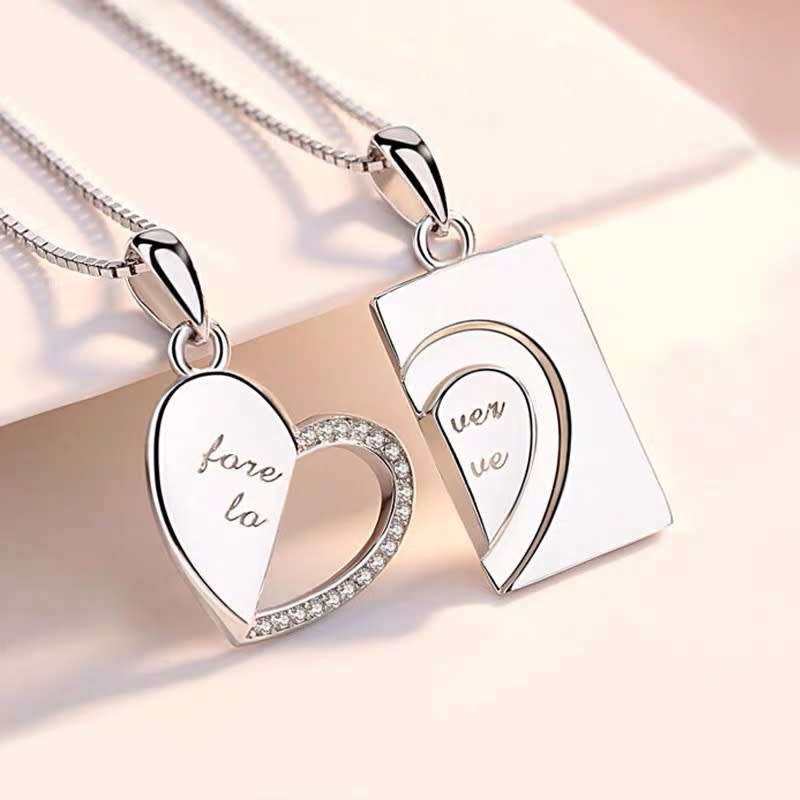 S925 sterling silver chain set valentine gift