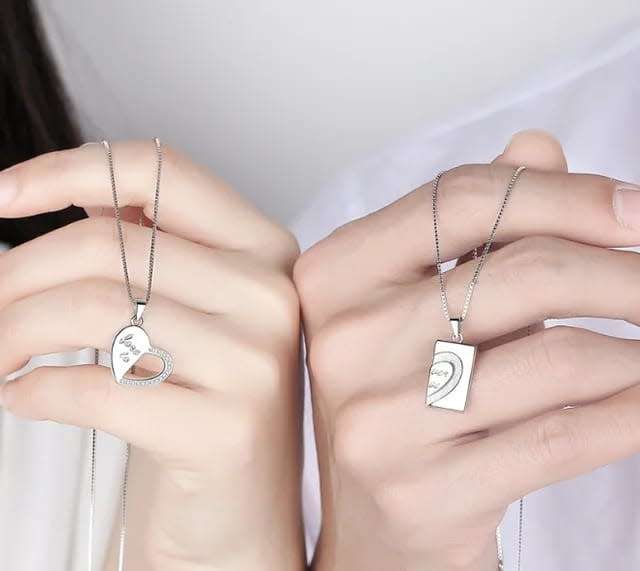 S925 sterling silver chain set valentine gift