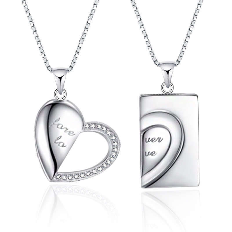 S925 sterling silver chain set valentine gift
