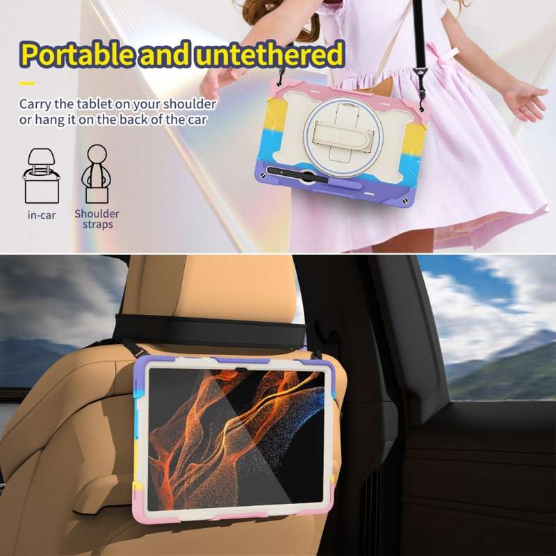 Robust shockproof protective case for Samsung tab S9 Ultra tab S8 Ultra case 14.6 inch