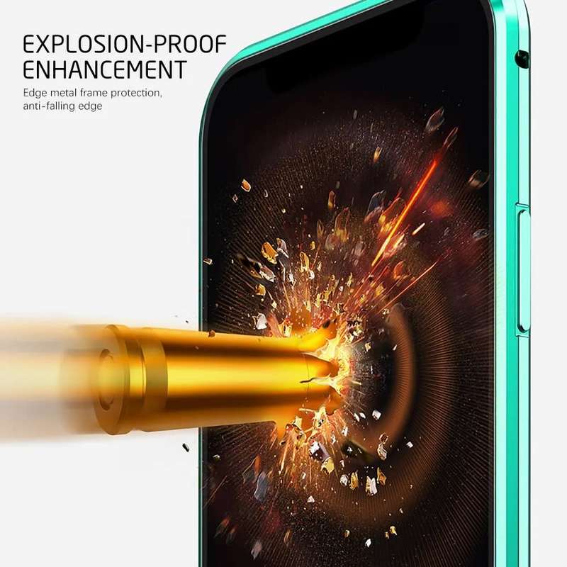 Magnetic tempered glass adsorption cover case for Honor X9b
