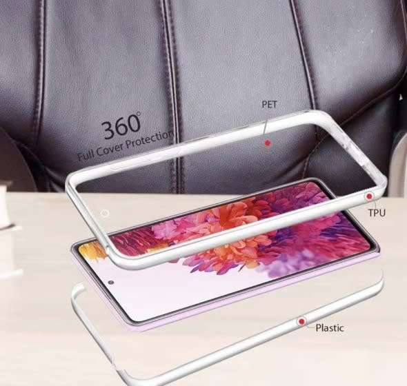Full body clear protection case for Samsung A30 A20