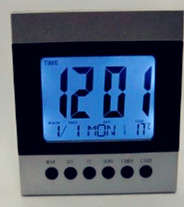 Large screen electronic clock backlit senior acoustic alarm clock timer lazy sleep LED alarm clock