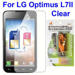 double pack LCD Screen Protector for LG Optimus L7 II P710/P715(DUAL) (Clear)