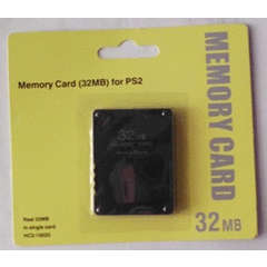 Ps2 memory cards 32mb.