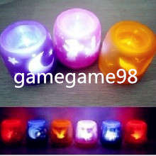 Electronic voice activated blow led night light, candle light