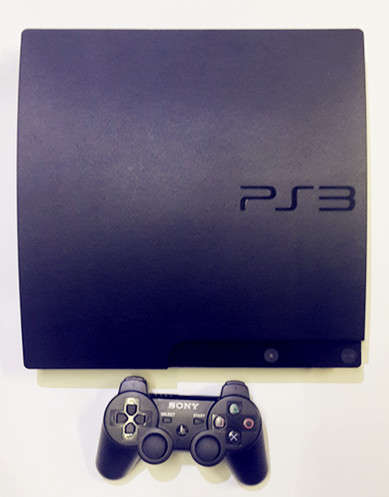 SONY PS3 320G CONSOLE WITH 3 ORIGINAL GAME(FIFA14, GT5,GUITAR HERO)