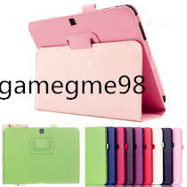 Leather Stand Cover Case For Samsung Galaxy Tab4 10.1/T530/T531/T535 LTE)+FREE Stylus pen