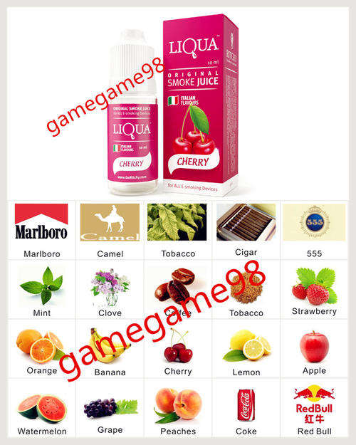 Any 4pcs Electronic Cigarette liquid 10ml original liqua juice