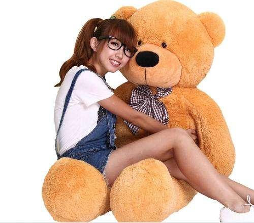big size 1.0M long teddybears( brown or pink)