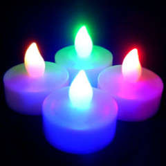 12 pcs BRAND NEW TEA LIGHT LED CANDLE *BATTERY OPERATED** ^^LOOKS LIKE REAL WAX CANDLE^^ SAFE!!