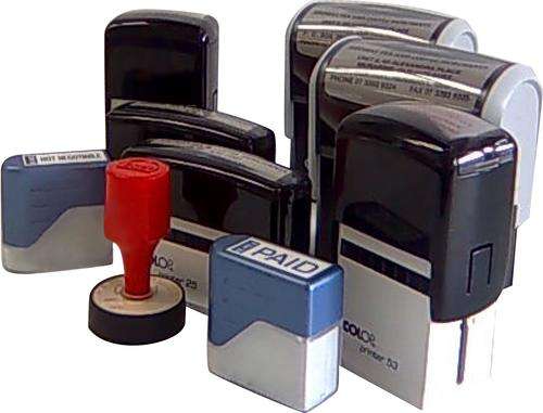 Rubber stamps maxium 6 lines