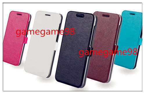 Huawei Ascend G7 - G7-L01, G7-L03 luxury cover with stand and cards slots and FREE screen guard