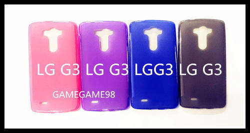 Translucence TPU Gel  Skin Protective Case FOR LG G3 with Free screen guard