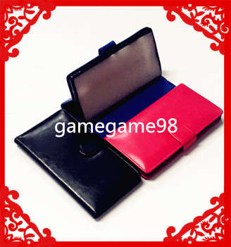 High quality leather case with stand and cards slot for Sony Xperia C3 (D2533)  free screen guard