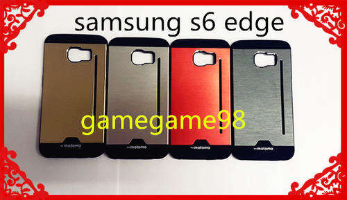 Luxury Motomo Hybrid Metal Aluminum Brushed Hard Case Cover For Samsung S6 Edge SM-G925