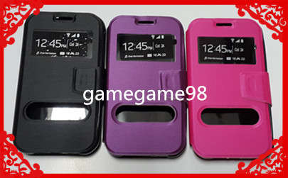 Luxury flipcase cover with stand for Samsung galaxy J1 ACE SM-J110 with tempered glass