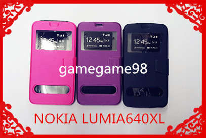 Luxury flipcase cover with stand for NOKIA LUMIA 640XL