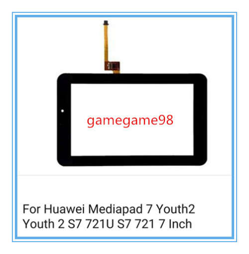 Original Huawei MediaPad 7 Youth2 S7 721U S7 721 7INCh Tablet Touch Screen Digitizer