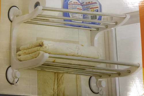 STOCK PRICE !!  ARRANGE RACK FOR BATHROOM , EASY FIX