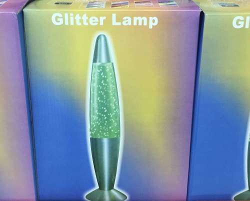 Glitter lava lamp