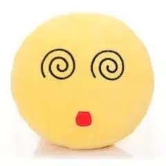 Home Living Cartoon Soft Yellow QQ Emoji Cushion Throw Pillow