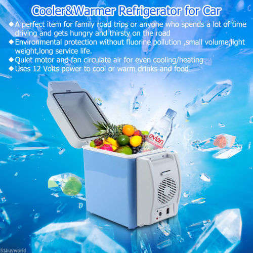 7.5L 12V Portable Fridge Cooler Warmer Car Truck Refrigerator Freezer Fridge