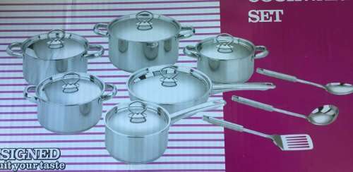 15PCS stainless cookware sets