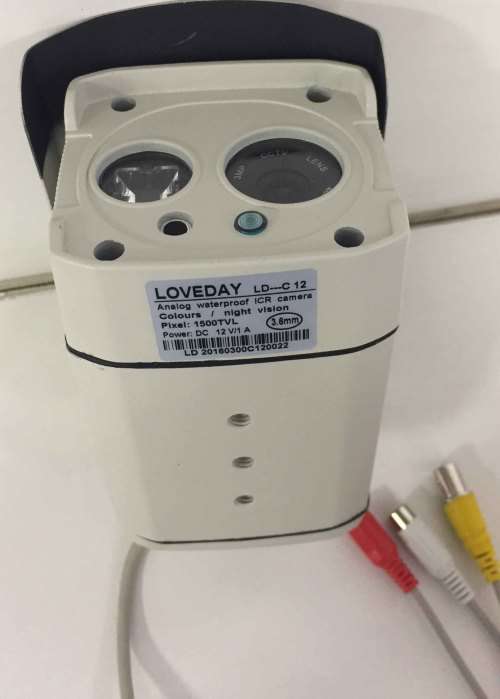 1500tvl 3.6mm lens IR cut waterproof outdoor cctv camera WITH ONE BRACKET ( support audio recording)