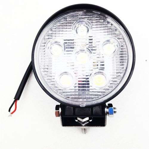 Round 18W Spot BEAM LED Off Road Work6 LED Light 12V 24V SUV Car Truck Boat