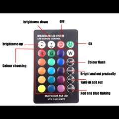 2pcs MULTICOLOUR RGB LED STR CAR MATE