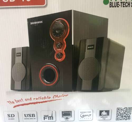 2.1 channel home use bluetooth SD CARD  powered speaker system