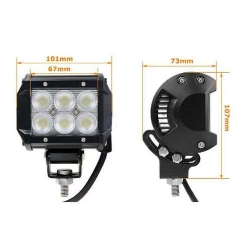 4 Inch 18W LED Work Light Bar Lamp for Car Truck Off Road