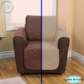 Couch Coat Reversible Washable Single Sofa Cover