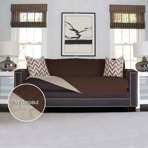 COUCH COAT Funda para SOFA REVERSIBLE LAVABLE PROTECTORA IMPERMEABLE