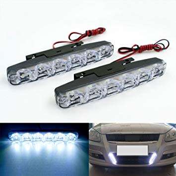 2PCS LED Daytime Running Light Universal.