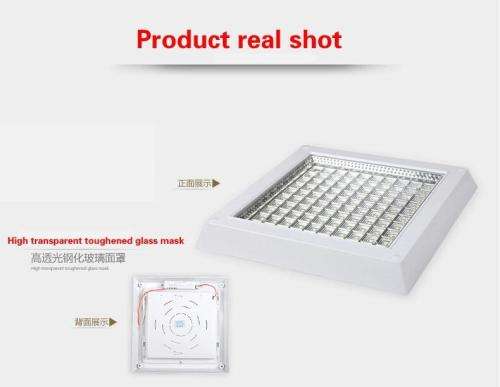 Modern Fashion 9W High Power Led Kitchen Lamp 100Leds Size260*260Mm Led Ceiling Light