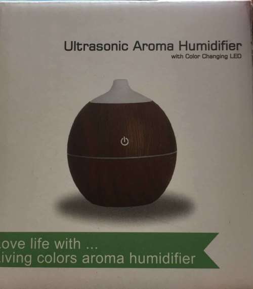 ultrasonic AROMA HUMIDIFIER WITH LED CHANGE LIGHT ON TOP
