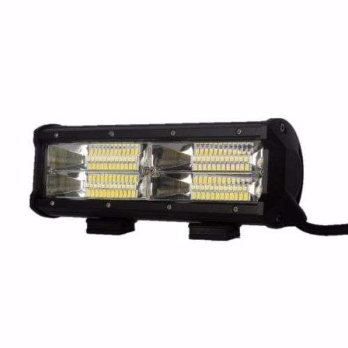 144W 12V 8.5 inch LED Working Light Bar Wide Flood Beam