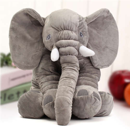 60cm Cute Jumbo Elephant Plush Doll Stuffed Animal Soft Kids Toy