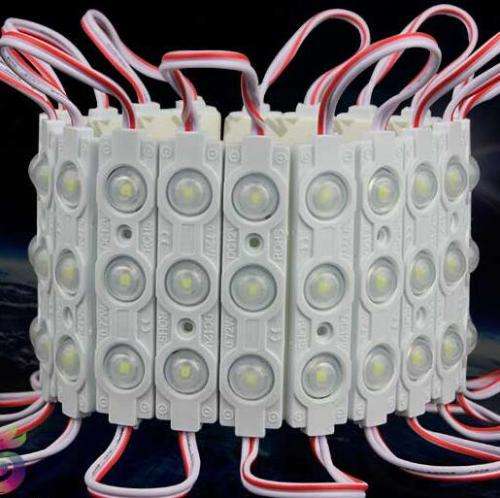 BLUE COLOUR  LED Module Green Color 3 SMD 5050 Led DC12V Waterproof Billboard Advertisement Light