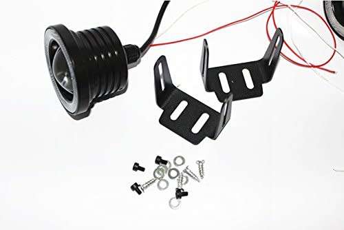 car Fog Lights White Angel Eyes  runing light (76mm)