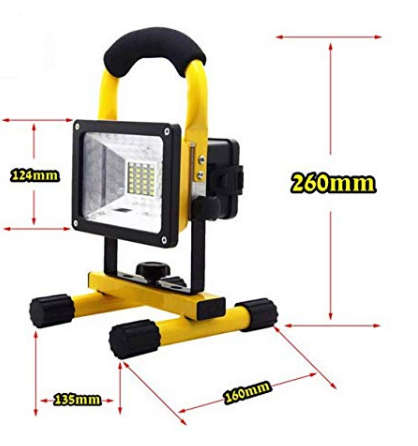 30W LED Flood light Portable SpotLights Rechargeable Outdoor LED Work Emergency light
