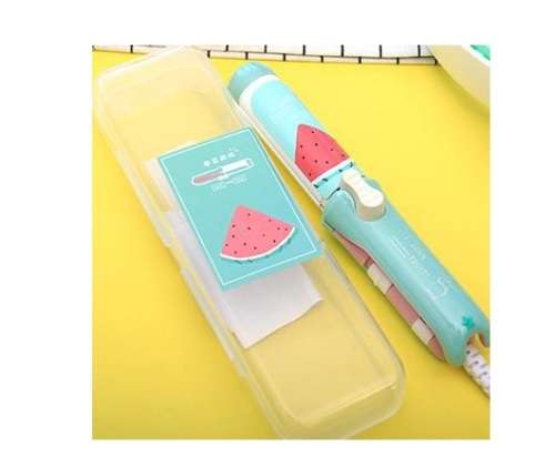 2In1 Fashion 220v Electric Hair Straightener Mini Hair Curling Irons Travel Hair Tools Cute Iron