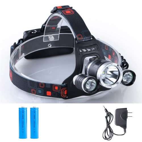 Waterproof LED Headlight With Flashlight