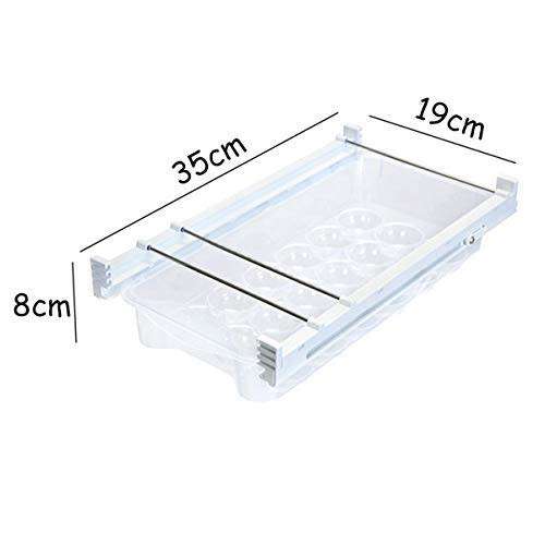 Smart Design Refrigerator Pull Out Adjustable Egg Drawer