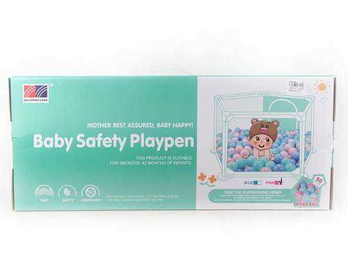 Baby Ball Pit , Baby safety playpen with 50pcs ball